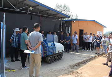 New intelligent orchard machine Demo held in Wanrong Modern Agricultural Development Center