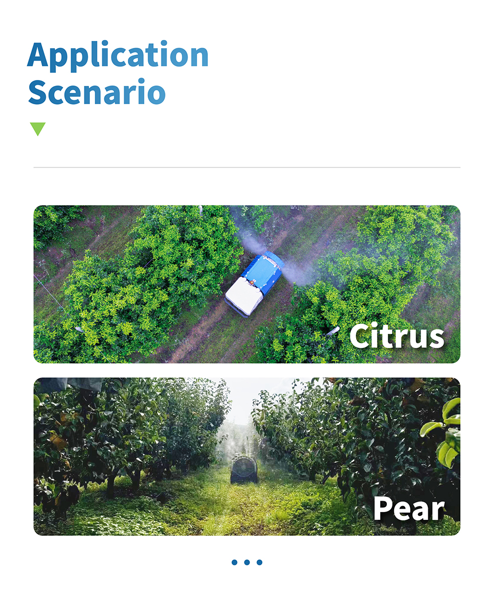 Application Scenario - orchard autonomous sprayer s500